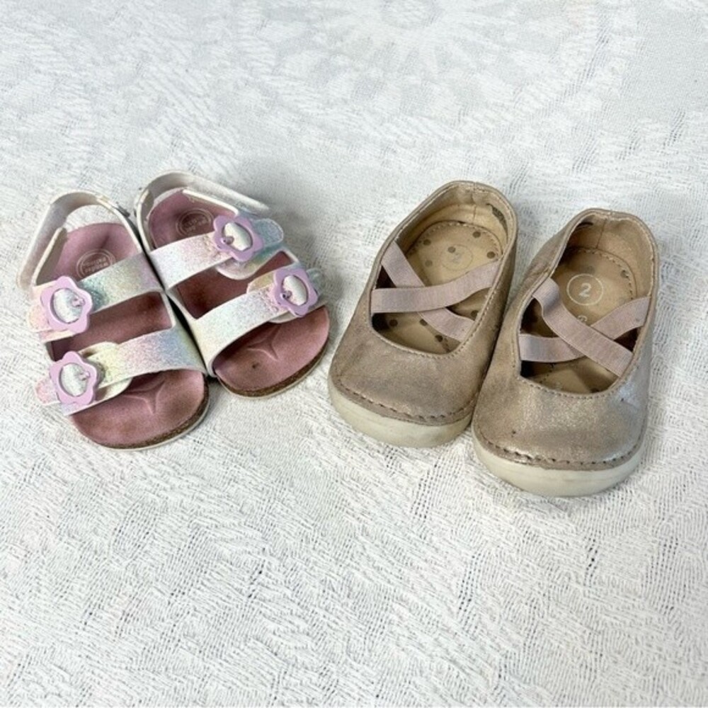 Early Walker Baby Girl Size 2 Shoes Sandals Bundle Play Condition Target Walmart